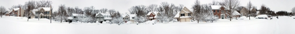 Panorama of the Feb 6, 2010 Blizzard
